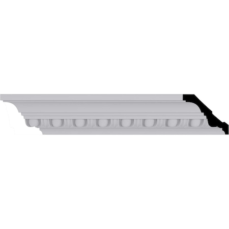 Ekena Millwork 2 3/4"H x 3 1/8"P x 4 1/4"F x 94 1/2"L Egg & Dart Crown Moulding MLD02X03X04EG